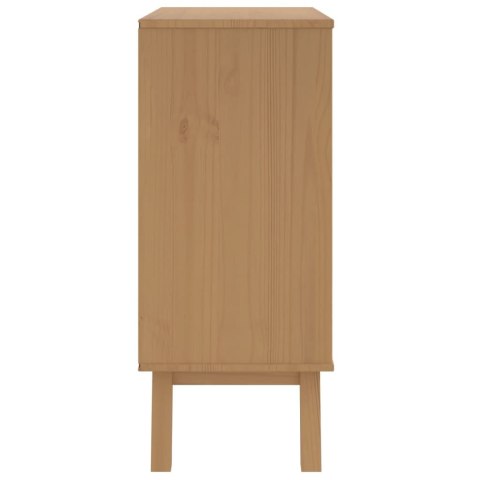 Komoda OLDEN, brązowa, lite drewno sosnowe Lumarko!