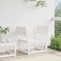 Krzesło ogrodowe, białe, lite drewno sosnowe Lumarko!