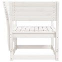 Krzesło ogrodowe, białe, lite drewno sosnowe Lumarko!