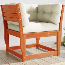 Krzesło ogrodowe z podłokietnikami i poduszkami, woskowy brąz Lumarko!