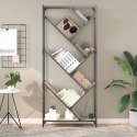 Regał, dąb sonoma 79x30x180 cm, materiał drewnopochodny i metal Lumarko!