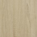 Regał, dąb sonoma 79x30x180 cm, materiał drewnopochodny i metal Lumarko!
