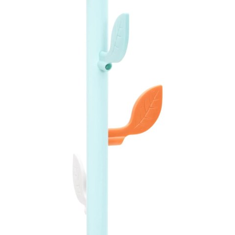 Stojący wieszak na płaszcze, niebieski, 172 cm, malowane żelazo Lumarko!