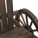 2-osobowe krzesło ogrodowe, lite drewno jodłowe Lumarko!