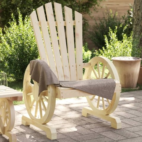 Krzesło ogrodowe Adirondack, lite drewno jodłowe Lumarko!