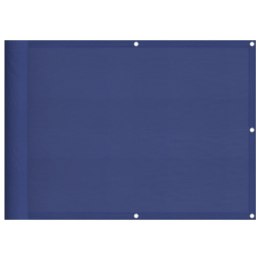 Parawan balkonowy, niebieski, 75x700 cm, 100% poliester Oxford Lumarko!