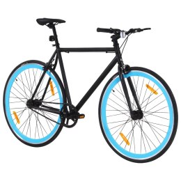 Rower single speed, czarno-niebieski, 700c, 55 cm Lumarko!