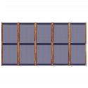 Parawan 5-panelowy, ciemnoniebieski, 350x180 cm Lumarko!