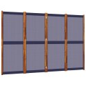 Parawan 4-panelowy, ciemnoniebieski, 280x180 cm Lumarko!