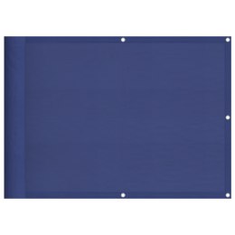 Parawan balkonowy, niebieski, 75x800 cm, 100% poliester Oxford Lumarko!