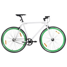 Rower single speed, biało-zielony, 700c, 59 cm Lumarko!