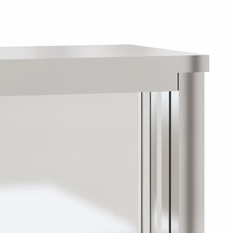 Wisząca szafka kuchenna z drzwiami przesuwnymi, stal nierdzewna Lumarko!