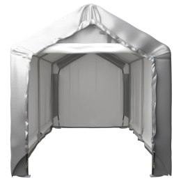 Namiot magazynowy, 180 x 300 cm, stal, szary Lumarko!