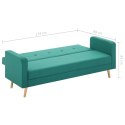 Sofa materiałowa, zielona Lumarko!