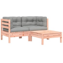 Sofa ogrodowa z poduszkami i podnóżkiem, 2-osobowa Lumarko!
