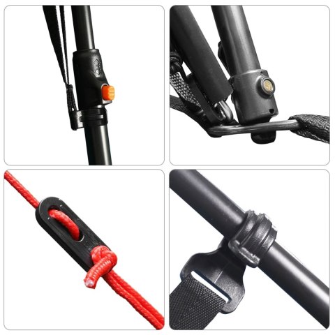 Namiot turystyczny, 9-os., niebieski, 441x288x217 cm Lumarko!