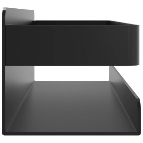 Półka prysznicowa, czarny mat, 23x6,5x6 cm, stal nierdzewna 304 Lumarko!