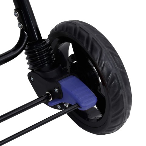 Podwójny wózek spacerowy, granatowy, stalowy Lumarko!