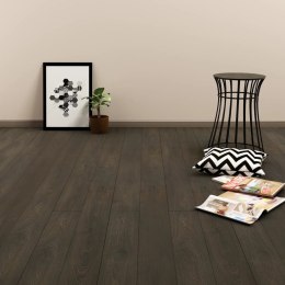 Samoprzylepne panele podłogowe 4,46 m², 3 mm, PVC ciemnobrązowe Lumarko!