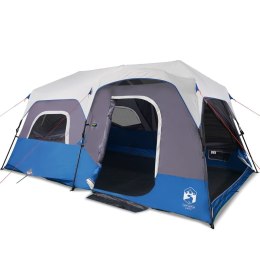 Namiot kempingowy z LED, niebieski, 441x288x217 cm Lumarko!