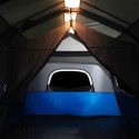 Namiot kempingowy z LED, niebieski, 441x288x217 cm Lumarko!