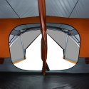 Namiot kempingowy, 10-os., szaro-pomarańczowy, 443x437x229 cm Lumarko!