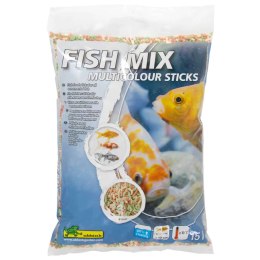 Karma dla ryb Fish Mix Multicolour Sticks, 4 mm, 15 L Lumarko!