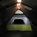 Namiot kempingowy z LED, zielony, 441x288x217 cm Lumarko!