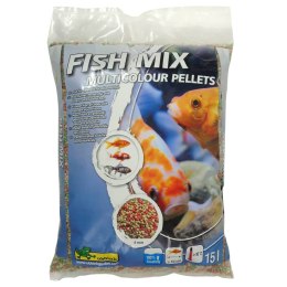 Ubbink Karma dla ryb Fish Mix Multicolour Pellets, 4 mm, 15 L Lumarko!