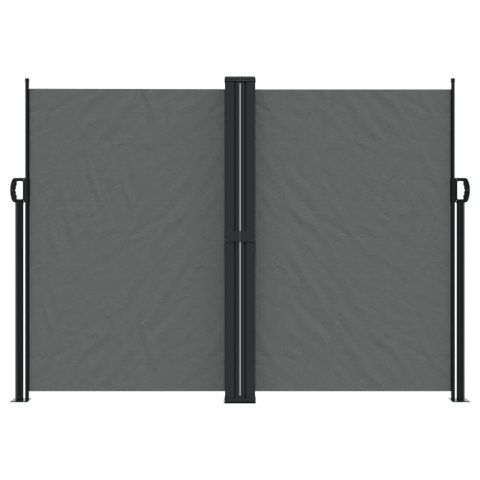 Zwijana markiza boczna na taras, antracytowa, 180 x 600 cm Lumarko!