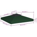  Zadaszenie altany ogrodowej, 310 g/m², zielone, 3x3 m Lumarko!