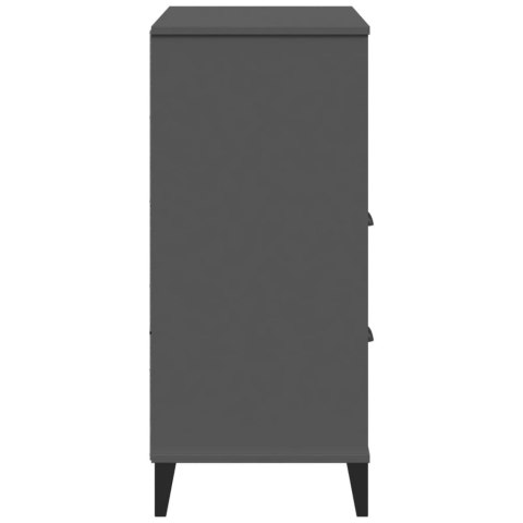 Szafka na książki , antracyt, 80x40x90 cm, drewno sosnowe Lumarko!