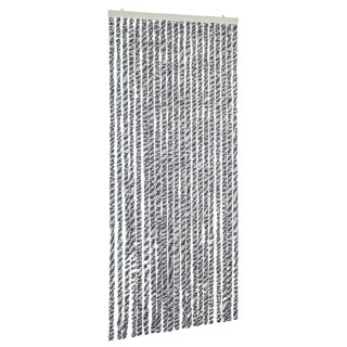 Zasłona przeciwko owadom, szaro-czarno-biała, 100x230, szenil Lumarko!