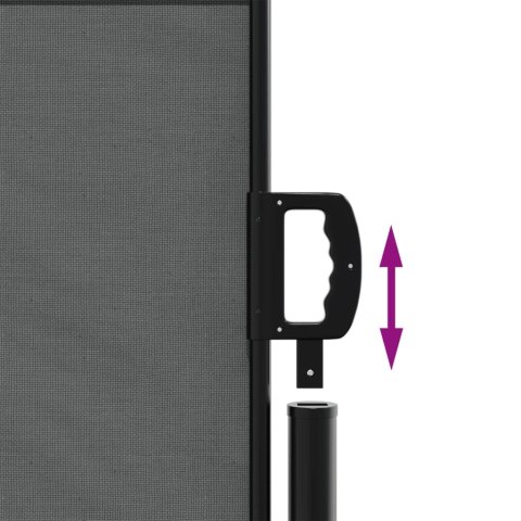 Zwijana markiza boczna, antracytowa, 140 x 600 cm Lumarko!