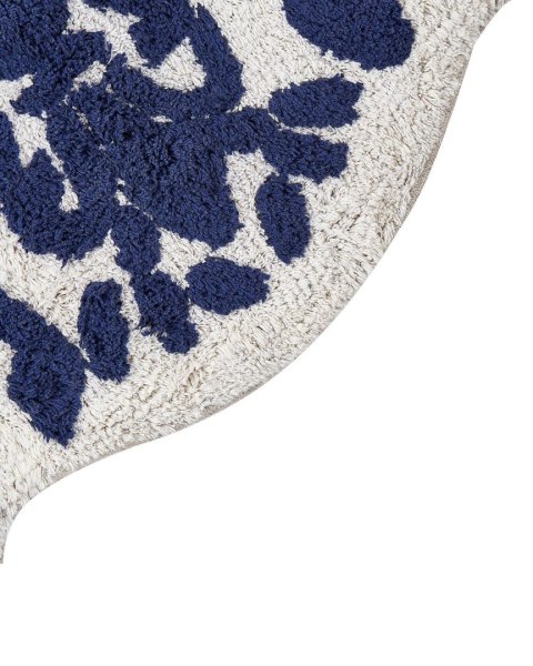 Dywanik łazienkowy bawełniany 150 x 60 cm niebieski CANBAR