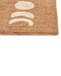 Dywanik łazienkowy bawełniany 50 x 80 cm brązowy ESME Lumarko!