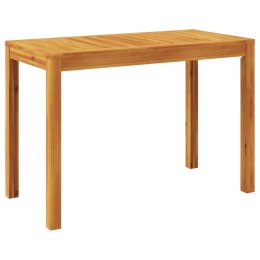 Ogrodowy stół jadalniany, 110x55x75 cm, lite drewno akacjowe Lumarko!