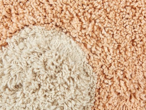 2 bawełniane poduszki dekoracyjne dla dzieci kwiaty 30 x 30 cm brzoskwiniowe SORREL