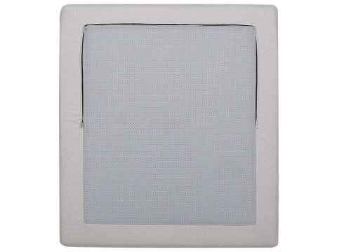 Sofa rozkładana jednoosobowa jasnoszara OLDEN