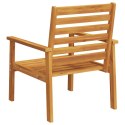 Krzesła ogrodowe, 2 szt., 66,5x65x81 cm, lite drewno akacjowe Lumarko!