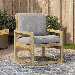 Krzesło ogrodowe, 57,5x63x76 cm, impregnowane drewno sosnowe Lumarko!