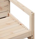 Krzesło ogrodowe, 57,5x63x76 cm, lite drewno sosnowe Lumarko!