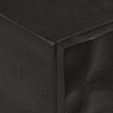 Stolik konsolowy, czarny, 90x30x76 cm, drewno mango i żelazo Lumarko!
