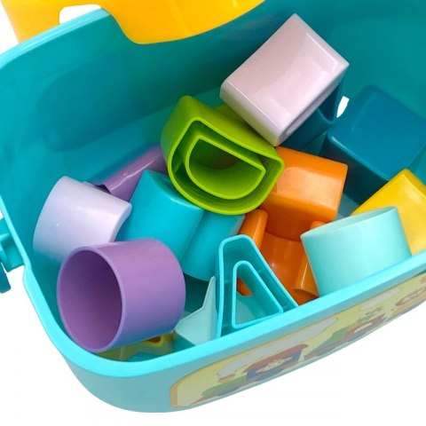 BABY Sorter 2w1 Skrzynka Walizka + Nauka Alfabetu i Kształtów Lumarko!