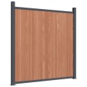 Panel ogrodzeniowy, brązowy, 1564x186 cm, WPC Lumarko!