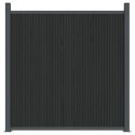 Panel ogrodzeniowy, szary, 1391x186 cm, WPC Lumarko!