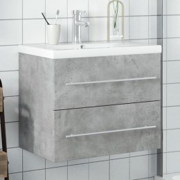 Szafka łazienkowa z wbudowaną umywalką, betonowa szarość Lumarko!