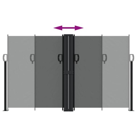 Zwijana markiza boczna, antracytowa, 140 x 600 cm Lumarko!