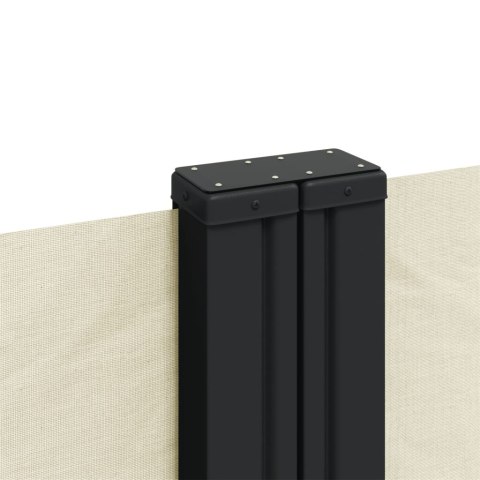 Zwijana markiza boczna, kremowa, 120 x 600 cm Lumarko!