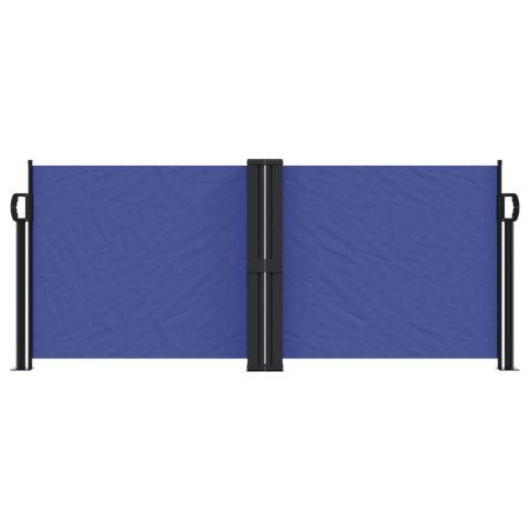 Zwijana markiza boczna, niebieska, 100 x 600 cm Lumarko!